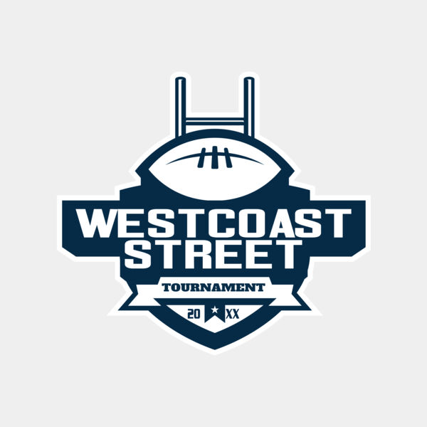 West Coast Street Tournament logo template Thumbnail