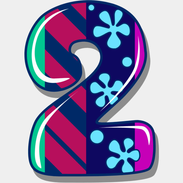 Two Birthday Groovy Number 1 Thumbnail