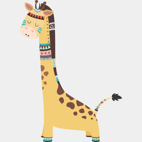 Woodlands Tribal Giraffe 1 Thumbnail