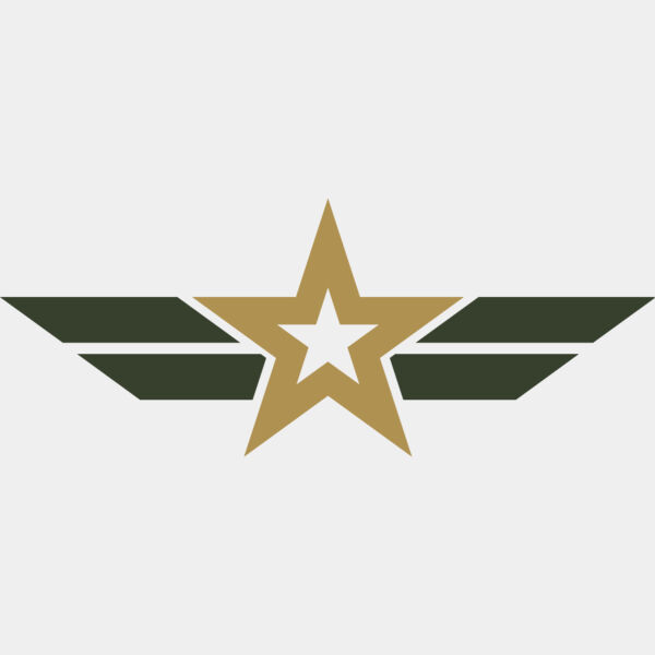 Military Star Wings Emblem 2 Thumbnail