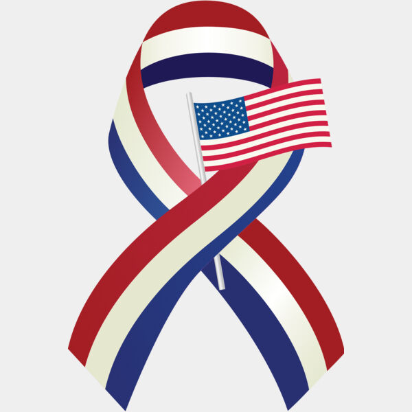 USA America Awareness Ribbon 12 Thumbnail