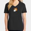 Ladies Core Cotton V-Neck Tee Thumbnail