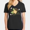 Ladies Core Cotton V-Neck Tee Thumbnail