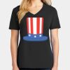 Ladies Core Cotton V-Neck Tee Thumbnail