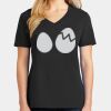 Ladies Core Cotton V-Neck Tee Thumbnail