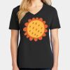 Ladies Core Cotton V-Neck Tee Thumbnail
