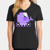 Ladies Core Cotton V-Neck Tee Thumbnail