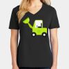 Ladies Core Cotton V-Neck Tee Thumbnail