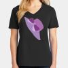 Ladies Core Cotton V-Neck Tee Thumbnail