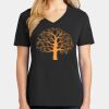 Ladies Core Cotton V-Neck Tee Thumbnail