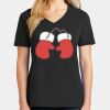 Ladies Core Cotton V-Neck Tee Thumbnail