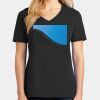 Ladies Core Cotton V-Neck Tee Thumbnail
