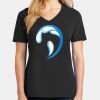 Ladies Core Cotton V-Neck Tee Thumbnail