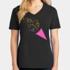 Ladies Core Cotton V-Neck Tee Thumbnail