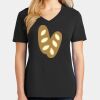 Ladies Core Cotton V-Neck Tee Thumbnail